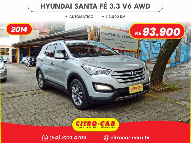 SANTA FÉ 3.3 MPFI 4X4 V6 270CV GASOLINA 4P AUTOMÁTICO