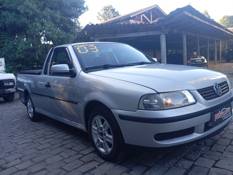 SAVEIRO 1.8 MI PLUS CS 8V FLEX 2P MANUAL G.III - 2003 - CAXIAS DO SUL