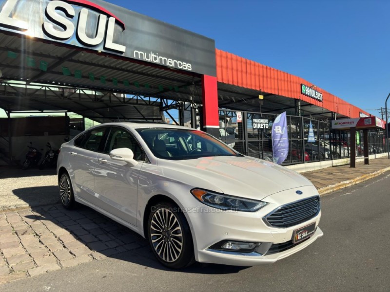 FUSION 2.0 TITANIUM PLUS AWD 16V GASOLINA 4P AUTOMÁTICO - 2018 - CAXIAS DO SUL