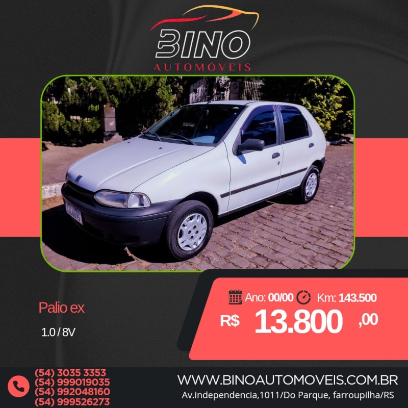 palio 1.0 mpi ex 8v gasolina 4p manual 2000 farroupilha