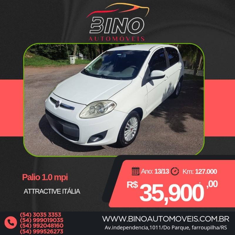 PALIO 1.0 MPI ATTRACTIVE ITÁLIA 8V FLEX 4P MANUAL