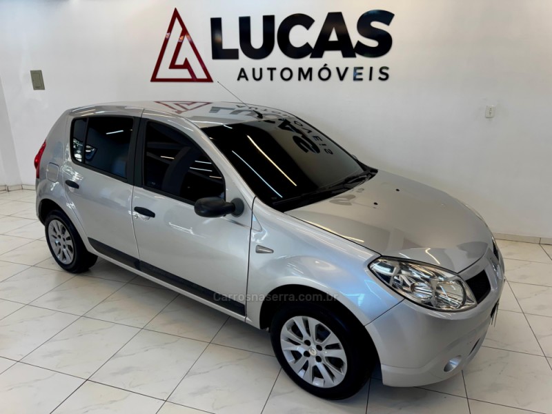 sandero 1.6 expression 8v flex 4p manual 2009 bom retiro do sul