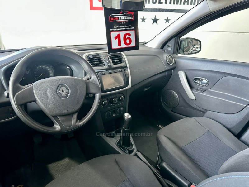 SANDERO 1.6 EXPRESSION 8V FLEX 4P MANUAL - 2016 - CAXIAS DO SUL