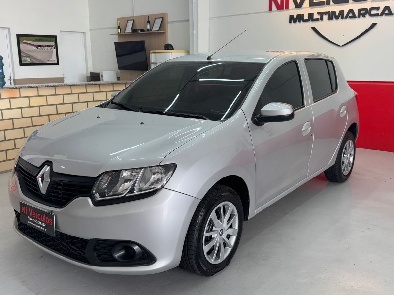 SANDERO 1.0 AUTHENTIQUE 16V FLEX 4P MANUAL - 2016 - CAXIAS DO SUL