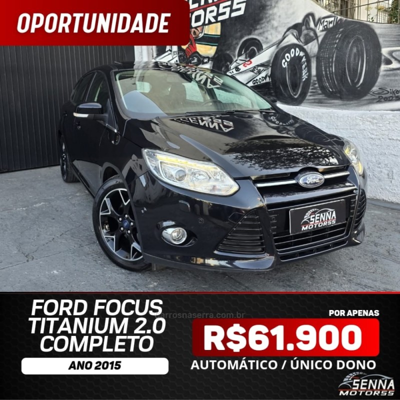 focus 2.0 titanium hatch 16v flex 4p automatico 2015 caxias do sul