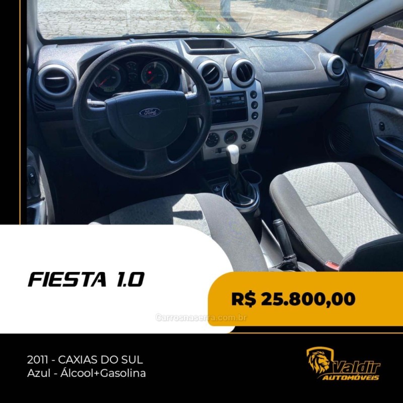 FIESTA 1.0 MPI CLASS 8V FLEX 4P MANUAL - 2011 - CAXIAS DO SUL