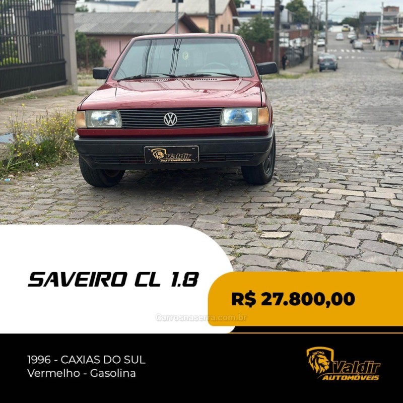 saveiro 1.8 cl cs 8v gasolina 2p manual 1996 caxias do sul