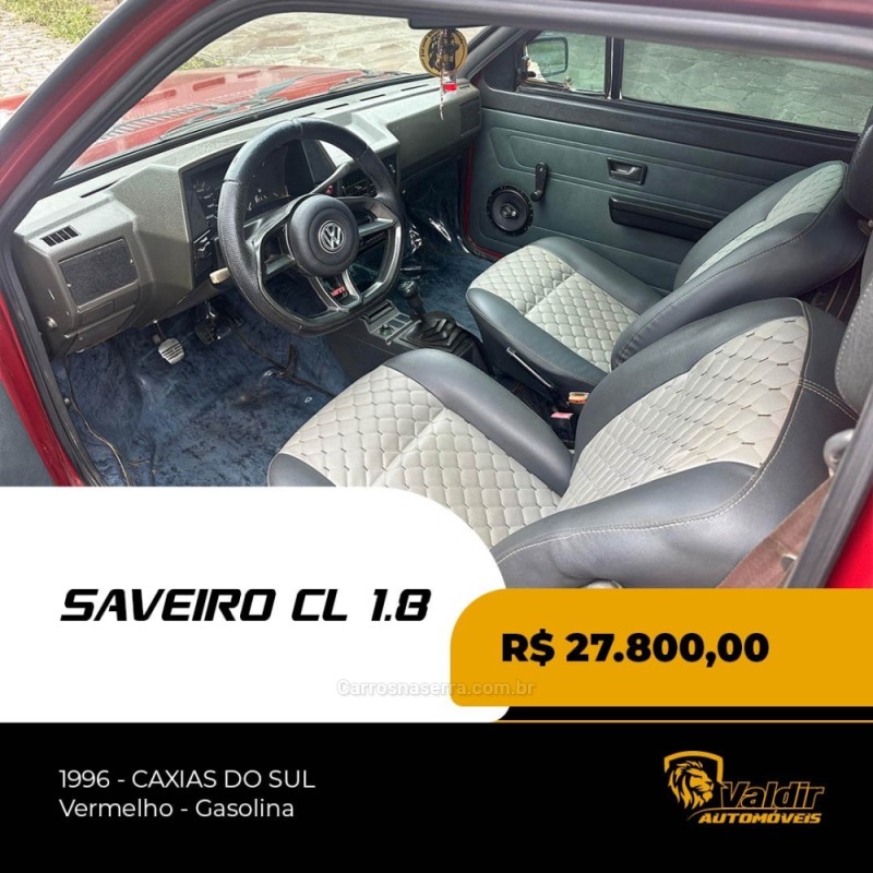 SAVEIRO 1.8 CL CS 8V GASOLINA 2P MANUAL - 1996 - CAXIAS DO SUL