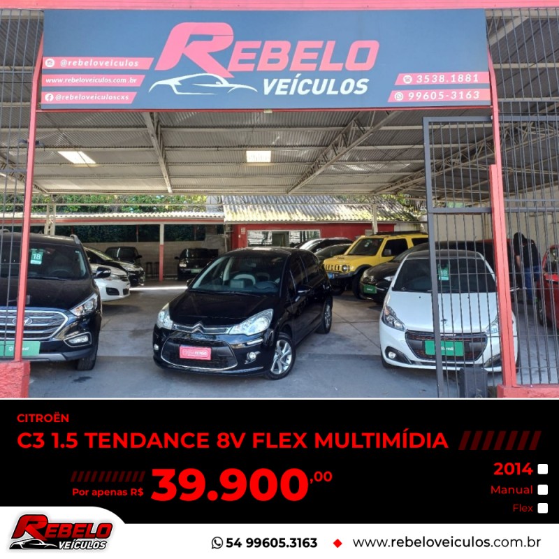 c3 1.5 tendance 8v flex 4p manual 2014 caxias do sul