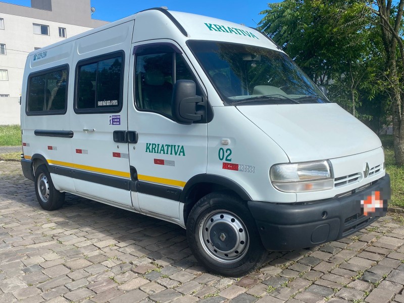 master 2.5 dci minibus l2h2 16 lugares 16v diesel 3p manual 2007 caxias do sul