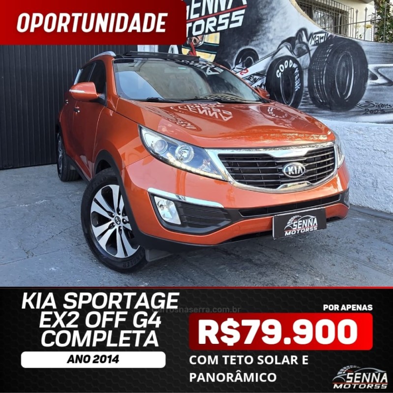 sportage 2.0 ex2 4x2 16v flex 4p automatico 2014 caxias do sul