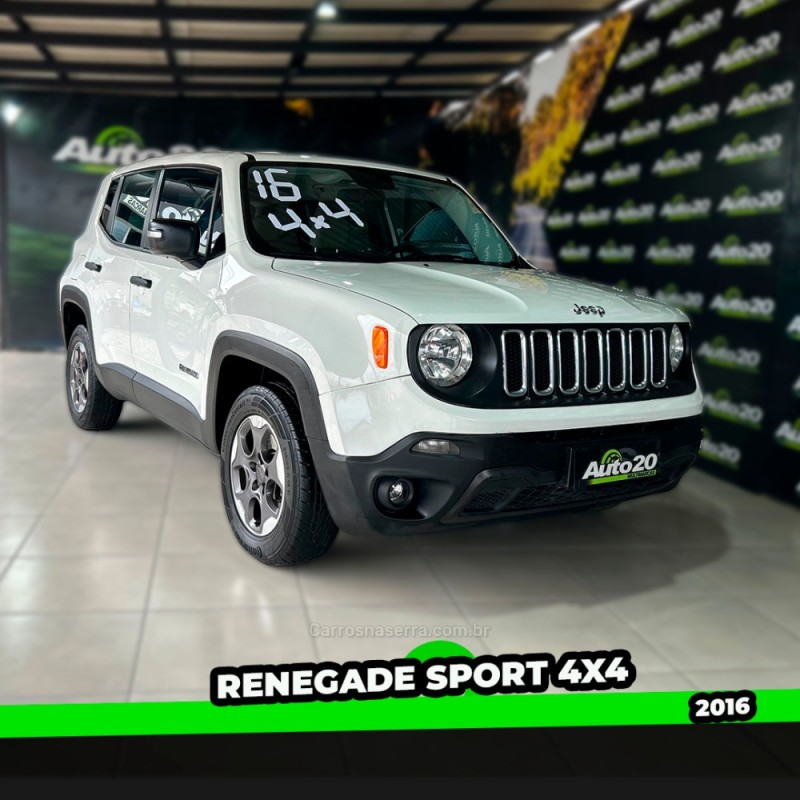 RENEGADE 2.0 16V TURBO DIESEL SPORT 4P 4X4 AUTOMÁTICO - 2016 - TAQUARA