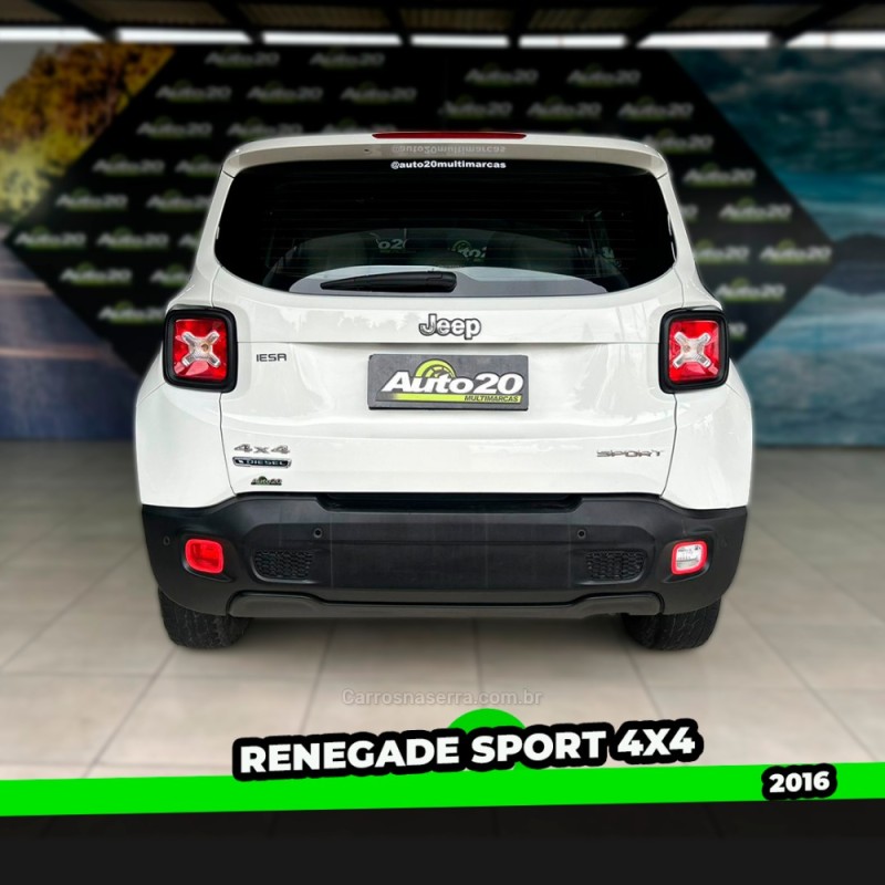 RENEGADE 2.0 16V TURBO DIESEL SPORT 4P 4X4 AUTOMÁTICO - 2016 - TAQUARA