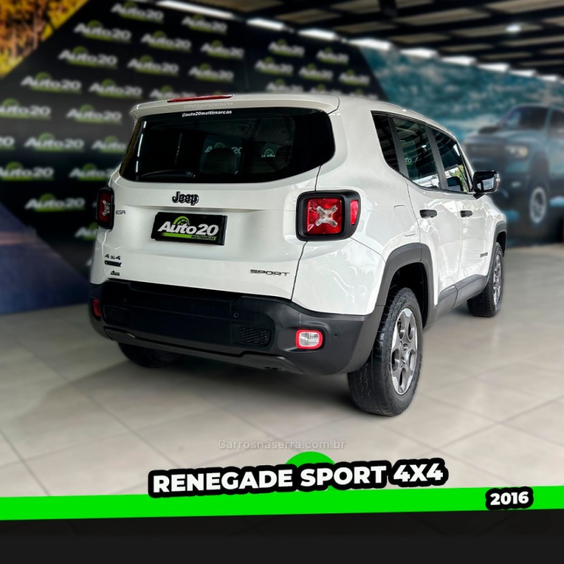 RENEGADE 2.0 16V TURBO DIESEL SPORT 4P 4X4 AUTOMÁTICO - 2016 - TAQUARA