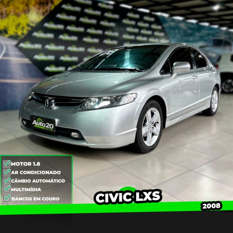 civic 1.8 lxs 16v flex 4p automatico 2008 taquara