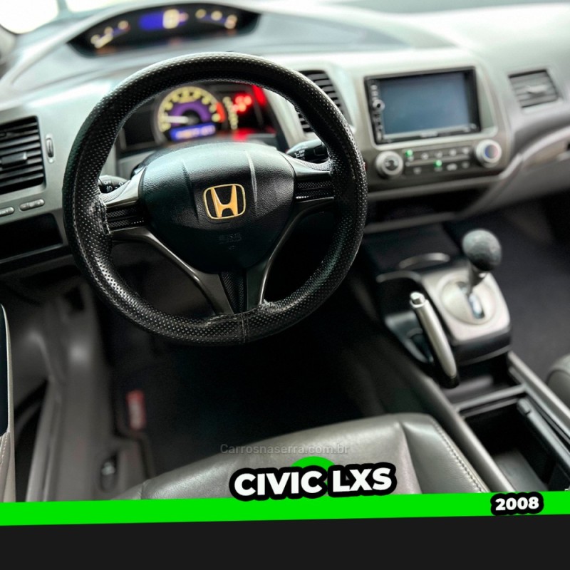 CIVIC 1.8 LXS 16V FLEX 4P AUTOMÁTICO - 2008 - TAQUARA