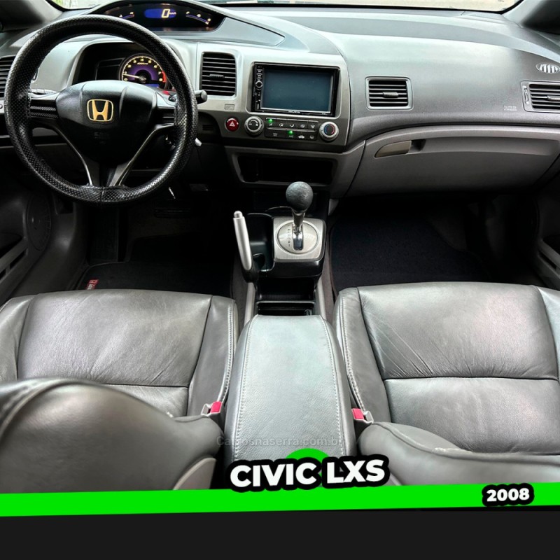 CIVIC 1.8 LXS 16V FLEX 4P AUTOMÁTICO - 2008 - TAQUARA