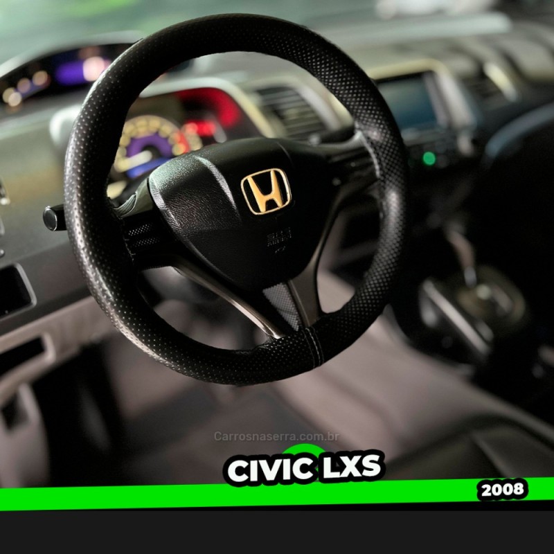 CIVIC 1.8 LXS 16V FLEX 4P AUTOMÁTICO - 2008 - TAQUARA