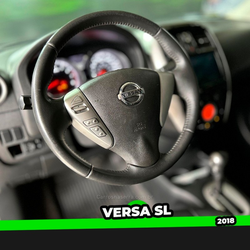 VERSA 1.6 16V SL FLEXSTART FLEX 4P AUTOMÁTICO - 2018 - TAQUARA