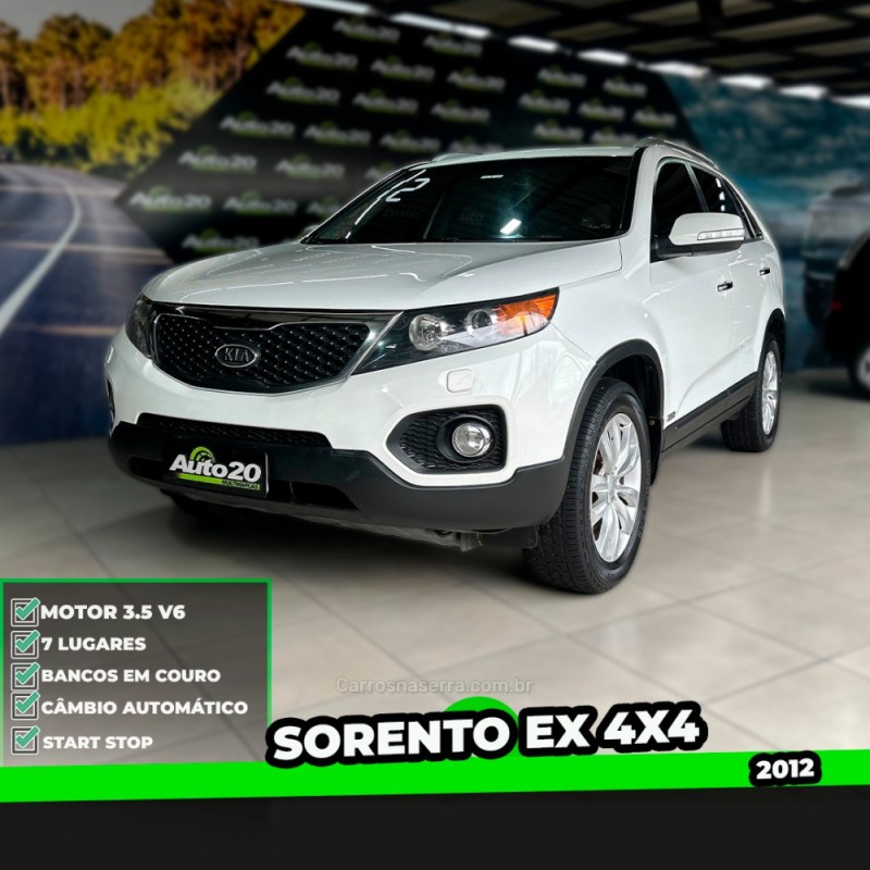 sorento 3.5 4x4 v6 24v gasolina 4p automatico 2012 taquara