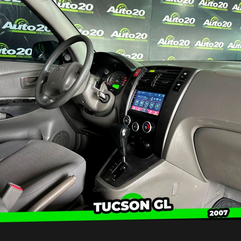 TUCSON 2.0 MPFI GL 16V 142CV 2WD GASOLINA 4P AUTOMÁTICO - 2007 - TAQUARA