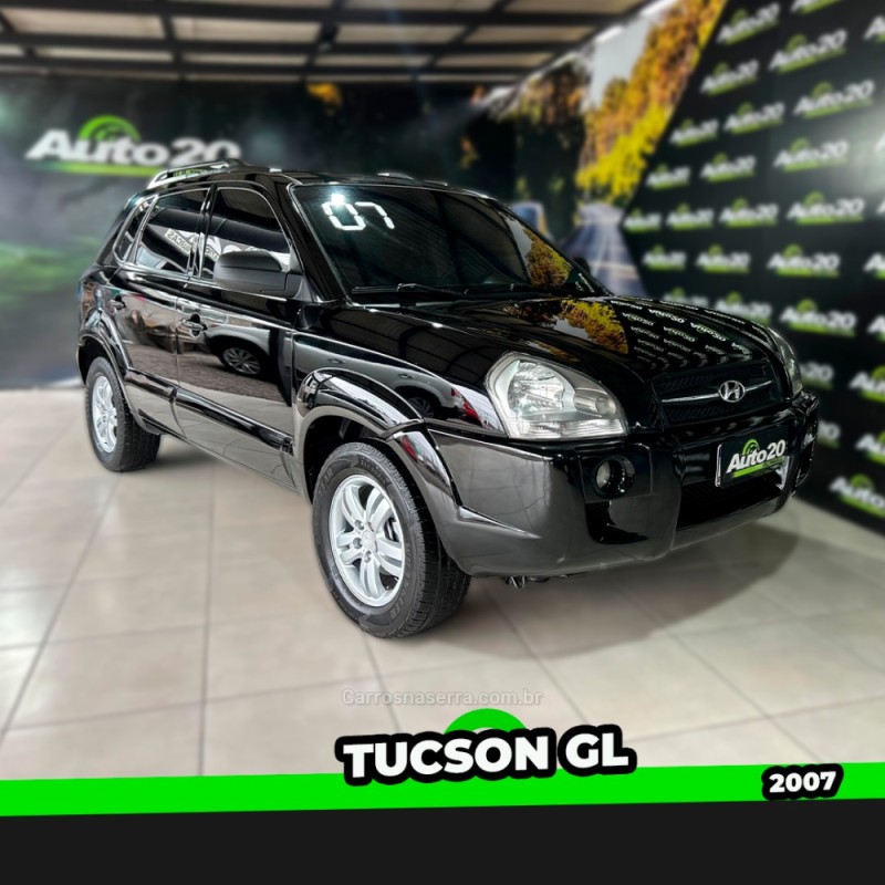 TUCSON 2.0 MPFI GL 16V 142CV 2WD GASOLINA 4P AUTOMÁTICO - 2007 - TAQUARA