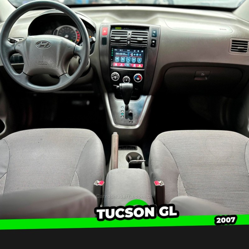 TUCSON 2.0 MPFI GL 16V 142CV 2WD GASOLINA 4P AUTOMÁTICO - 2007 - TAQUARA