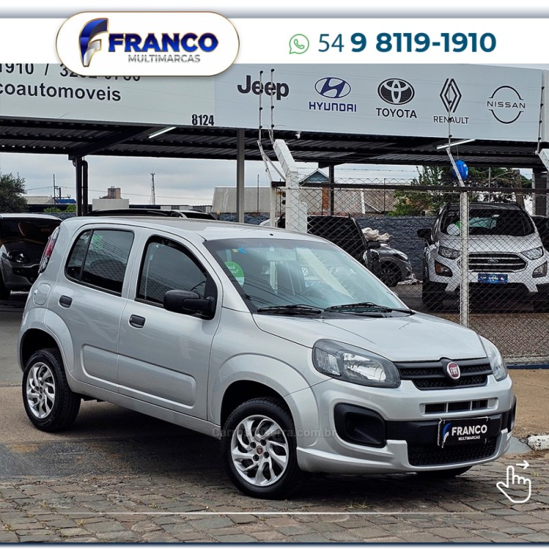 UNO 1.0 EVO ATTRACTIVE 8V FLEX 4P MANUAL - 2021 - VACARIA