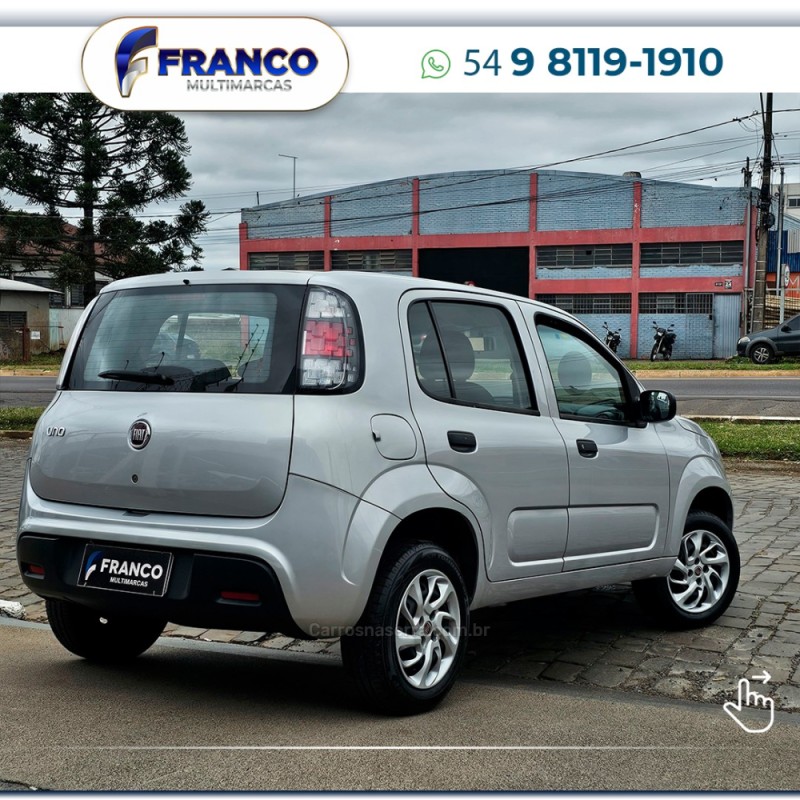 UNO 1.0 EVO ATTRACTIVE 8V FLEX 4P MANUAL - 2021 - VACARIA