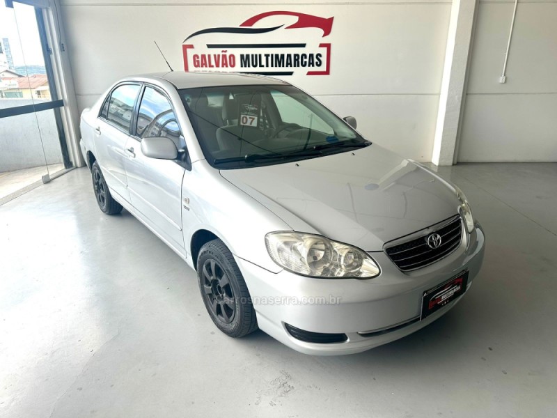 COROLLA 1.6 XLI 16V GASOLINA 4P MANUAL - 2007 - CAXIAS DO SUL