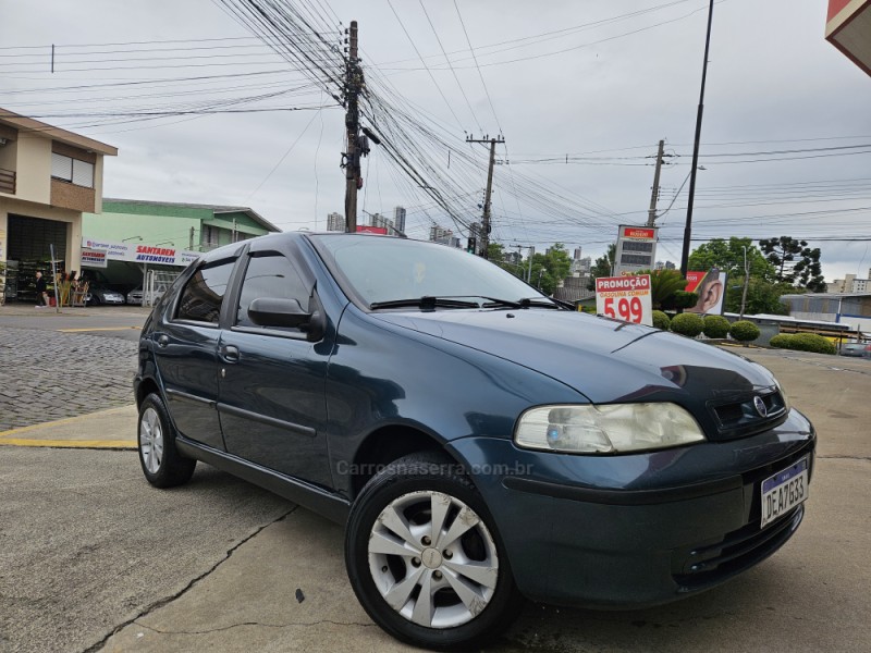 PALIO 1.0 MPI ELX GASOLINA 4P MANUAL - 2001 - CAXIAS DO SUL