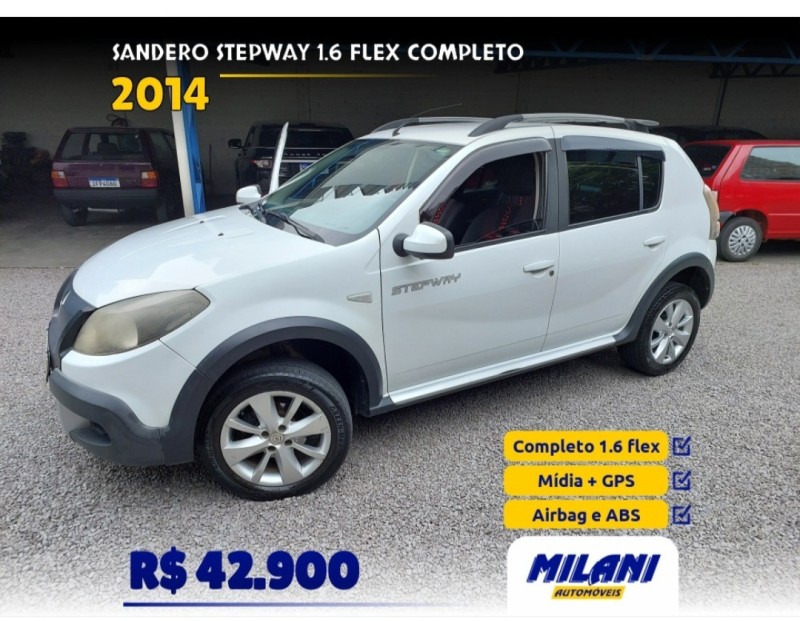 SANDERO 1.6 STEPWAY 8V FLEX 4P MANUAL - 2014 - BENTO GONçALVES