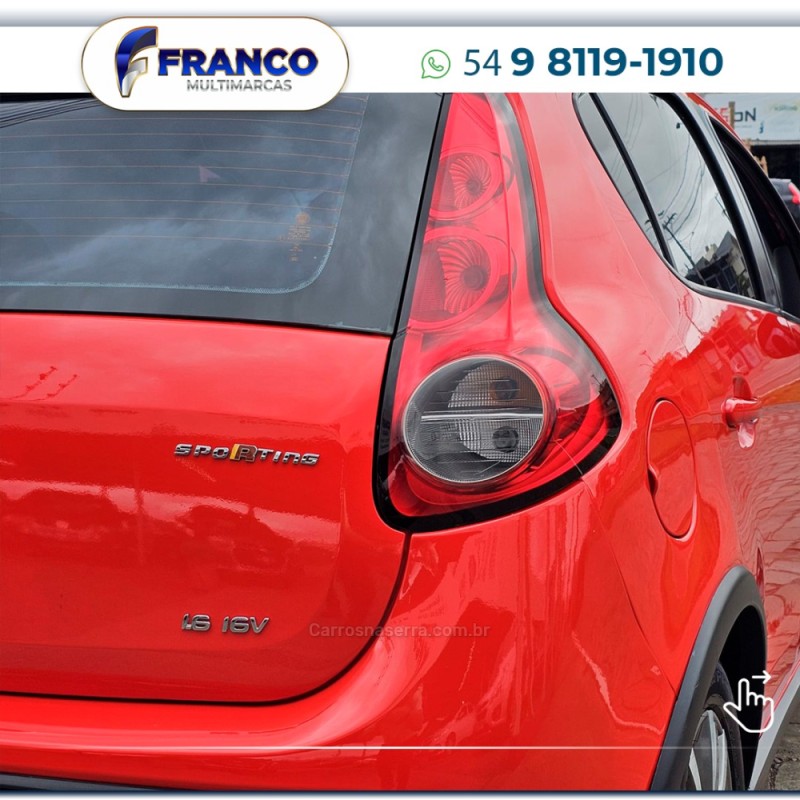 PALIO 1.6 MPI SPORTING 16V FLEX 4P MANUAL - 2015 - VACARIA