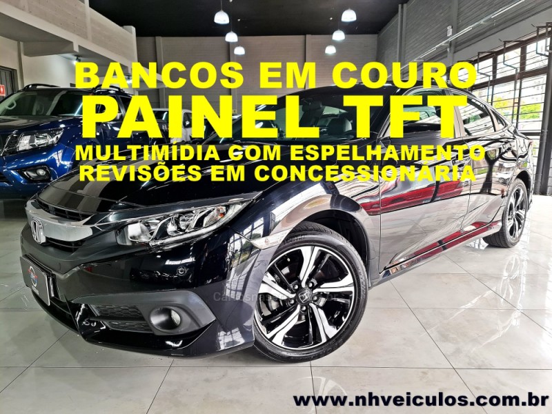 civic 2.0 exl 16v flex 4p automatico 2018 novo hamburgo