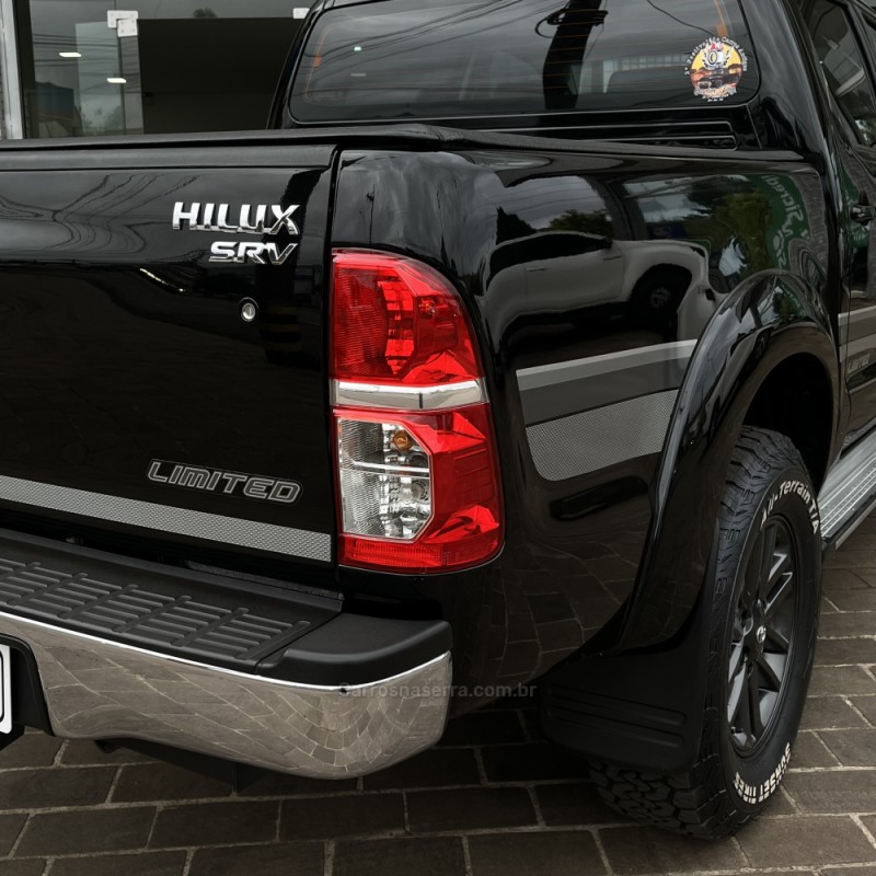 HILUX 3.0 SRV LIMITED EDITION 4X4 CD 16V TURBO INTERCOOLER DIESEL 4P AUTOMÁTICO - 2015 - VACARIA