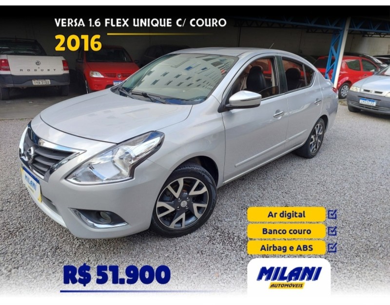 VERSA 1.6 16V FLEX UNIQUE 4P MANUAL