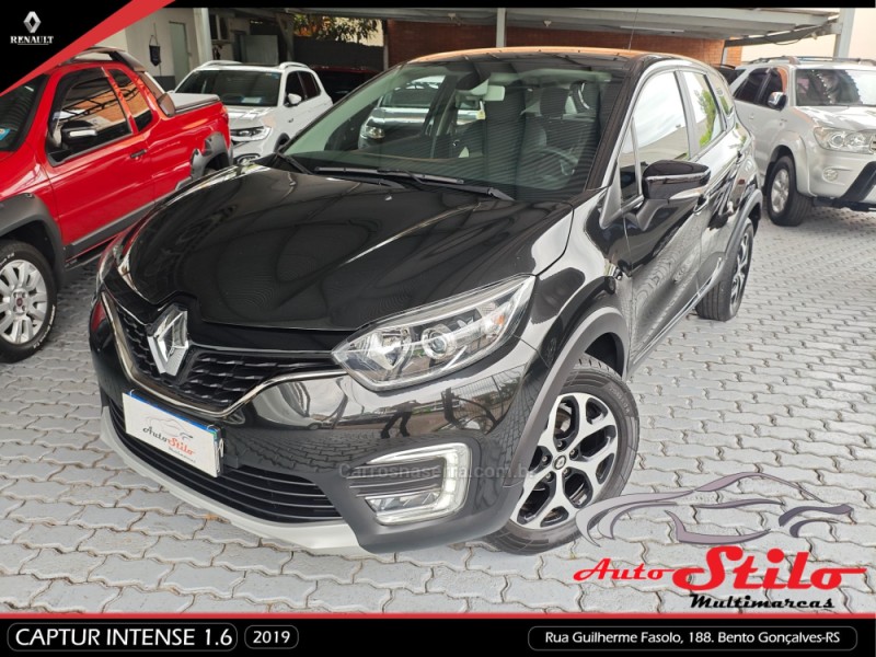 captur 1.6 16v flex intense automatico 2019 bento goncalves