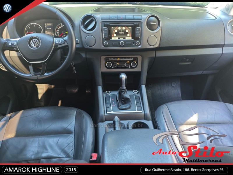 AMAROK 2.0 HIGHLINE 4X4 CD 16V TURBO INTERCOOLER DIESEL 4P AUTOMÁTICO - 2015 - BENTO GONçALVES