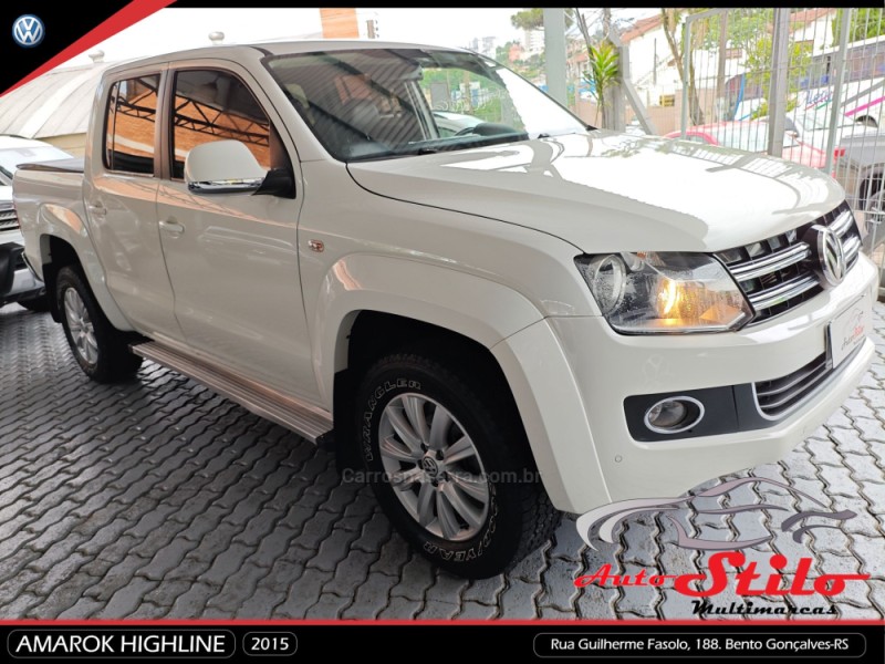 AMAROK 2.0 HIGHLINE 4X4 CD 16V TURBO INTERCOOLER DIESEL 4P AUTOMÁTICO - 2015 - BENTO GONçALVES