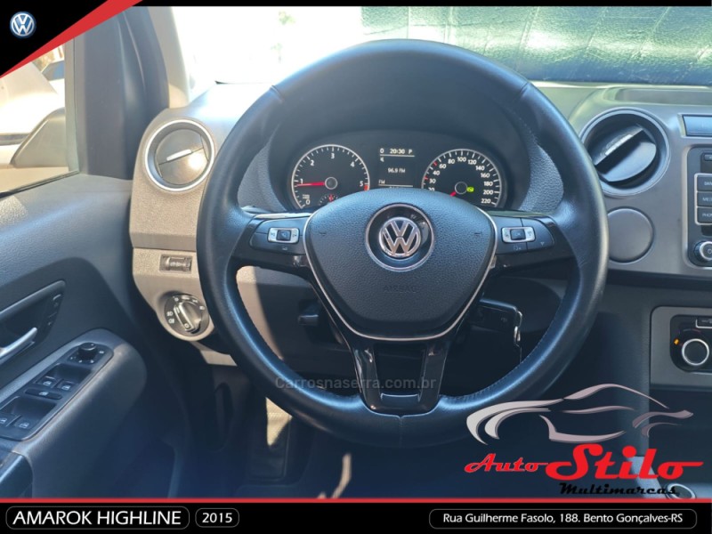 AMAROK 2.0 HIGHLINE 4X4 CD 16V TURBO INTERCOOLER DIESEL 4P AUTOMÁTICO - 2015 - BENTO GONçALVES