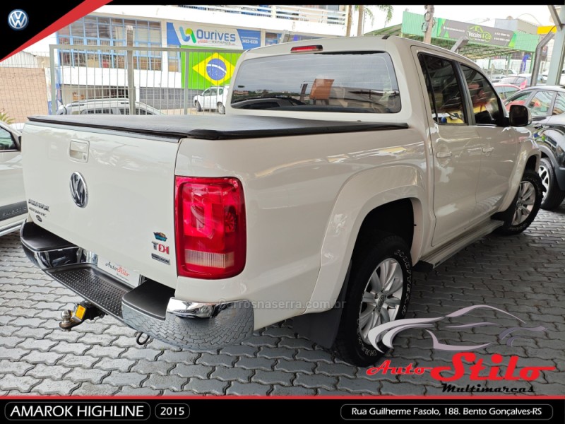 AMAROK 2.0 HIGHLINE 4X4 CD 16V TURBO INTERCOOLER DIESEL 4P AUTOMÁTICO - 2015 - BENTO GONçALVES