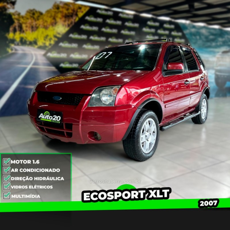 ecosport 1.6 xlt 8v flex 4p manual 2007 taquara