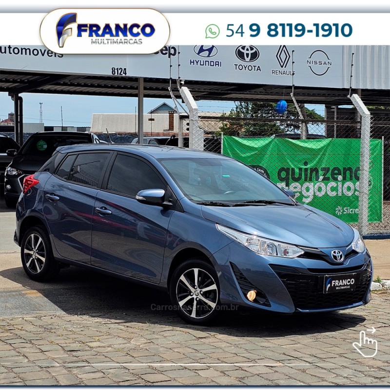 YARIS 1.5 XS 16V FLEX 4P AUTOMÁTICO - 2019 - VACARIA