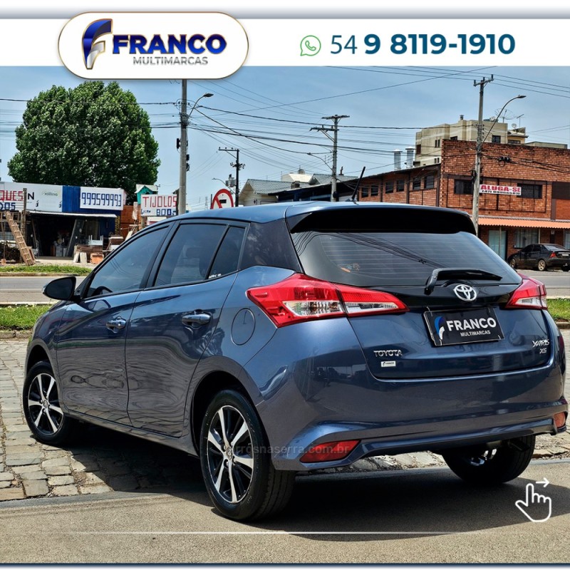 YARIS 1.5 XS 16V FLEX 4P AUTOMÁTICO - 2019 - VACARIA