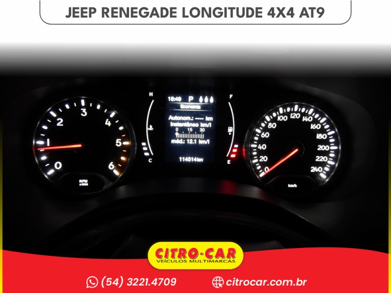 RENEGADE 2.0 16V TURBO DIESEL LONGITUDE 4P 4X4 AUTOMÁTICO - 2018 - CAXIAS DO SUL