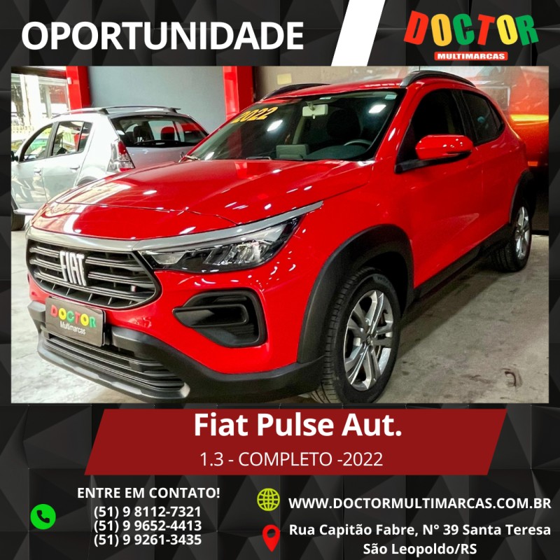 pulse 1.3 drive 12v flex 4p automatico 2021 sao leopoldo