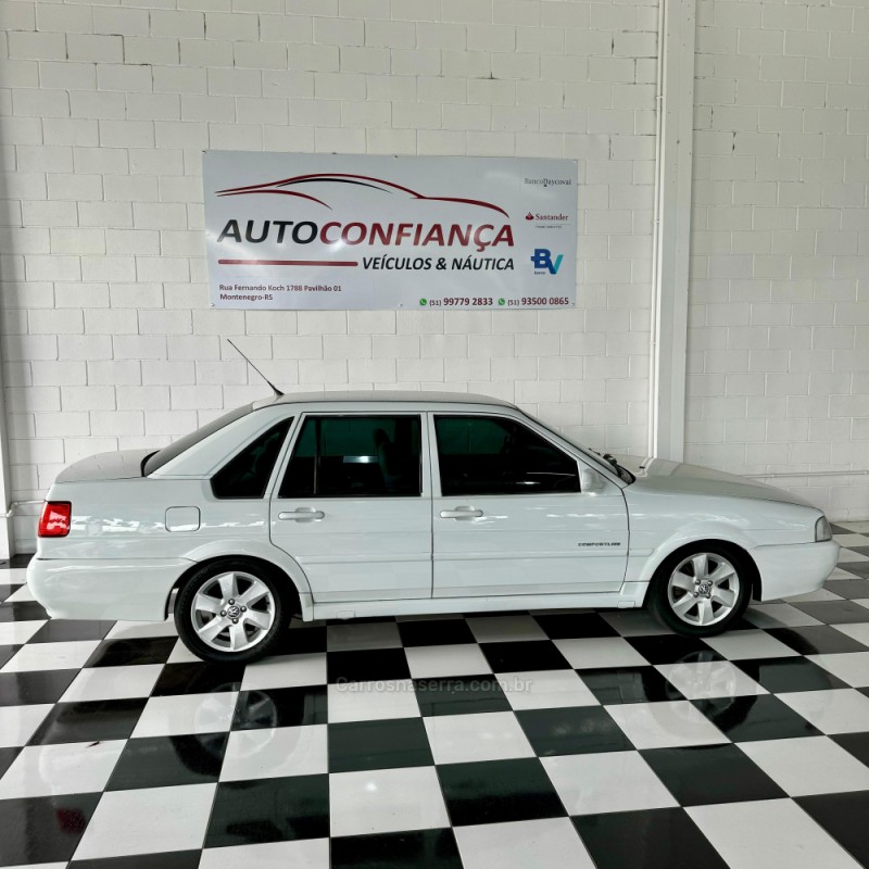 SANTANA 2.0 MI COMFORTLINE 8V GASOLINA 4P MANUAL - 2001 - MONTENEGRO