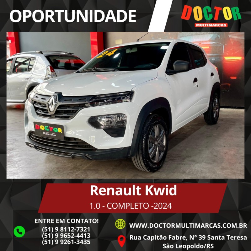 kwid 1.0 12v sce flex zen manual 2024 sao leopoldo