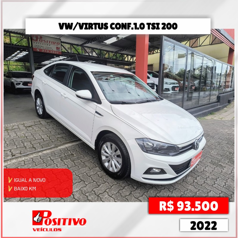 virtus 1.0 200 tsi comfortline automatico 2022 caxias do sul