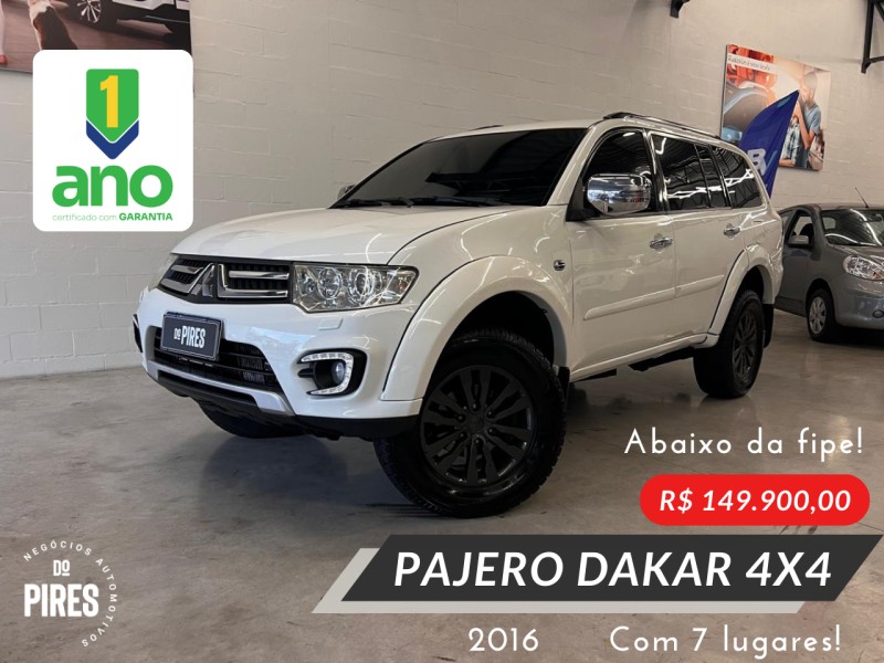 pajero dakar 3.2 hpe 4x4 7 lugares 16v turbo intercooler diesel 4p automatico 2016 caxias do sul